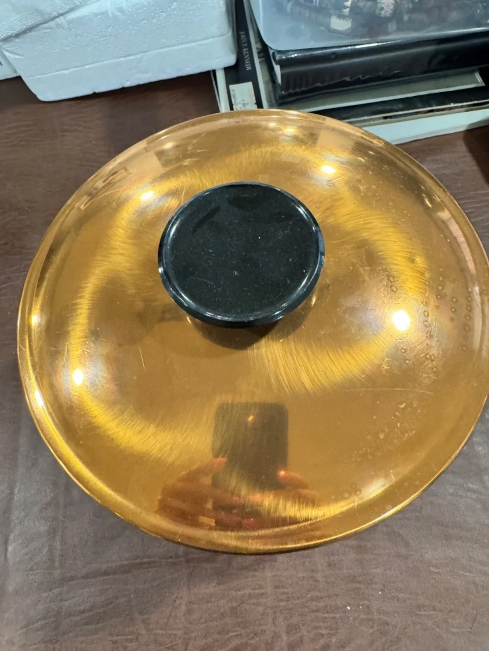 vintage Coppercraft Guild ice bucket from the 1970s